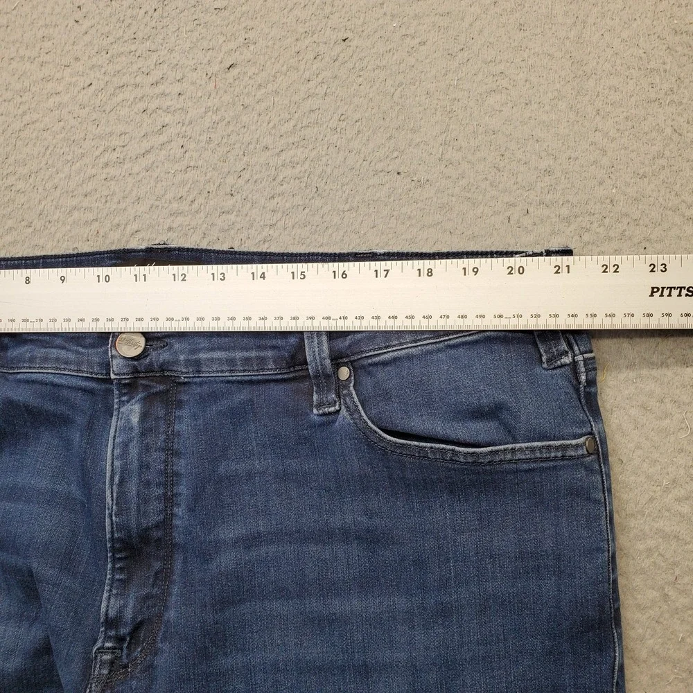 34 Heritage Jeans Men 46/32 Blue Stretch Faded Americana Straight Leg Streetwear